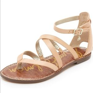 Sam Edelman Gilroy Tan gladiator sandals- size 8